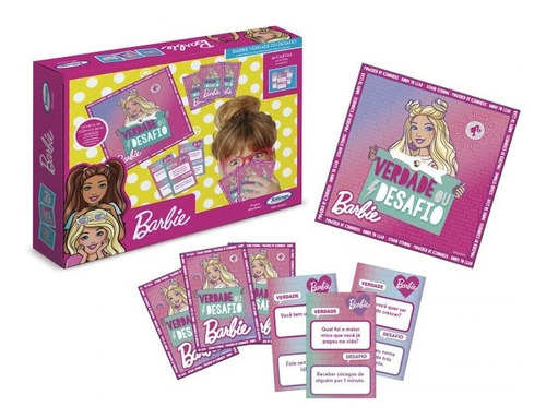 Barbie Verdade Ou Desafio Jogo Brinquedo Menina Frete Grátis